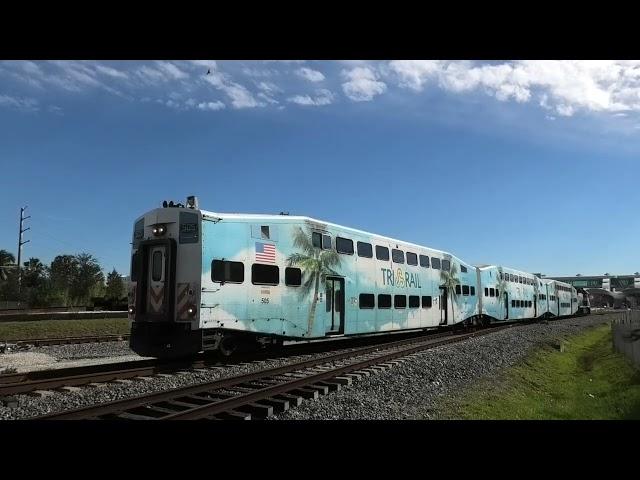 F40's and GP49's Still Running Strong - Railfanning Tri-Rail January 2023