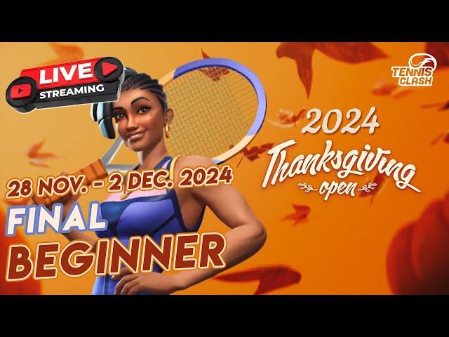 Tennis Clash 2024 Thanksgiving Open Beginner Final Round [November-December 2024]