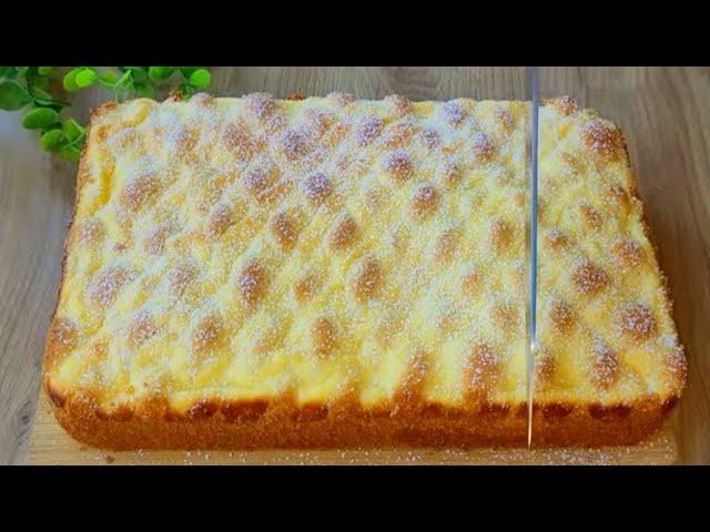 Cheap and easy recipe for a quick cake! Soft and moist cake with cheese.