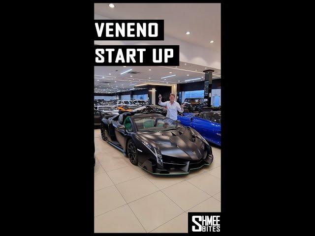 START UP of $10m Lamborghini Veneno Roadster