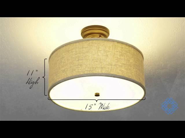 Capital Lighting Loft 3 Light Semi-Flush -  Bellacor