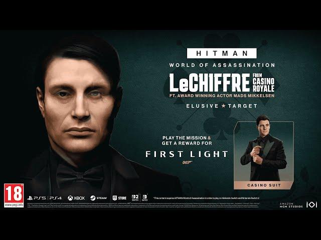 HITMAN 3 - James Bond Casino Royale Elusive Target  (Le Chiffre) - Easy Silent Assassin PS5 Pro