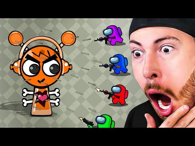Mini Crewmate vs Sprunki! Ultimate Among Us Battle Animation Compilation