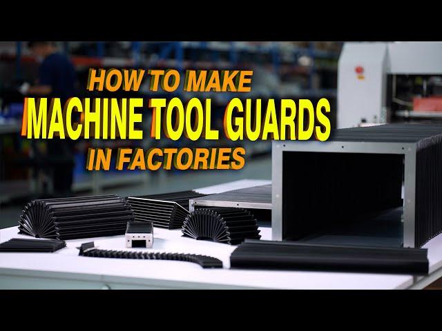 How to make machine way covers? Process of Machine tool guideway guards in Yiheda factory.