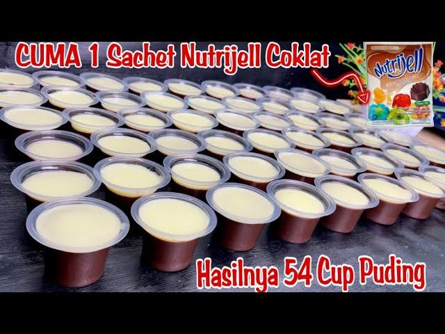 PUDING COKLAT VLA VANILA‼️ CUMA 1 SACHET NUTRIJELL JADINYA BANYAK BANGET