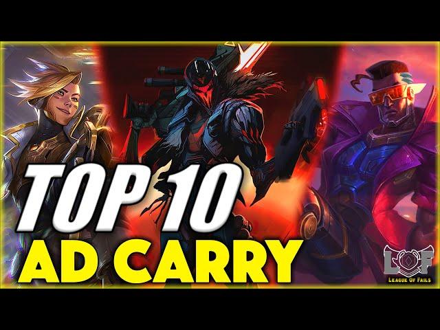 Top 10 Best ADC Champions LoL | League of Legends ADC Montage