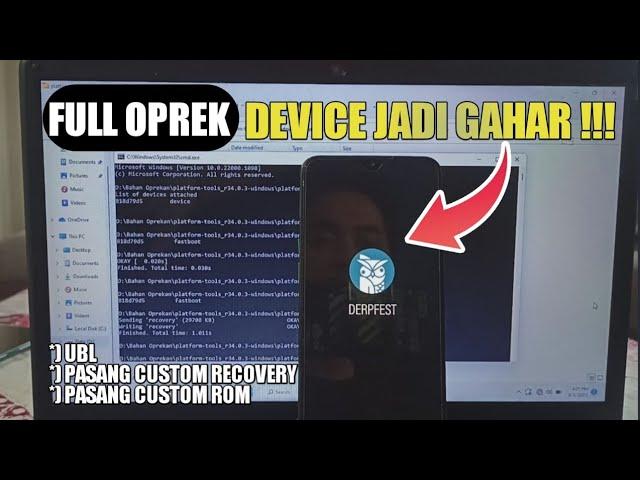 FULL OPREK ANDROID JADI GAHAR ! CARA UBL + PASANG CUSTOM RECOVERY + PASANG CUSTOM ROM SERIES REALME