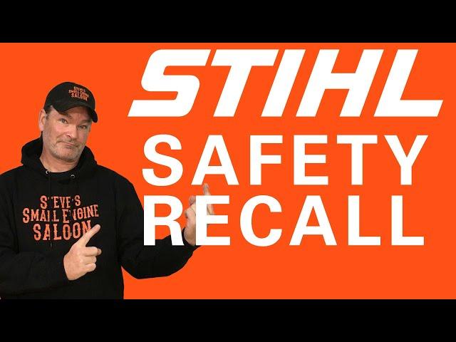 I Found Out Why STIHLS Gas Caps Were RECALLED!