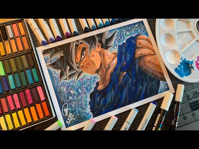 Speed Drawing - Goku Ultra Instinct - Dragon Ball Z Super | João Da Art