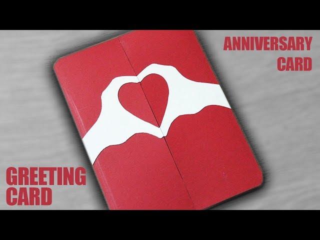 How to make a Greeting Card for Anniversary - DIY Anniversary Card