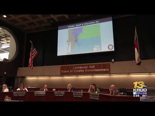 El Paso County finalizes new redistricting map Tuesday