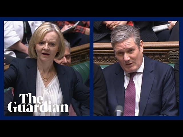 'Why is she still here?': Liz Truss and Keir Starmer's fiery exchange at PMQs