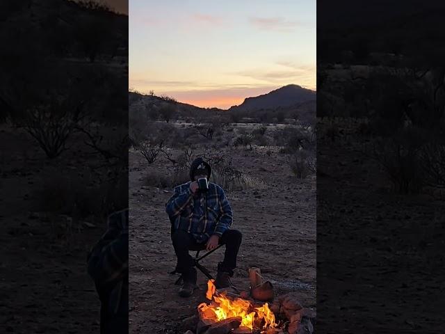 Cold desert camping #shorts