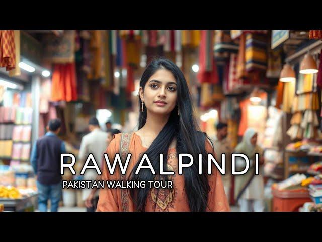 PAKISTAN, RAWALPINDI WALKING TOUR 4K 2024[FULL TOUR ]