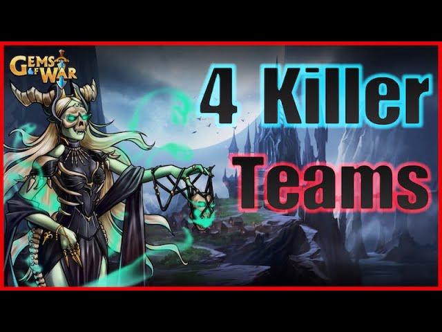 Gems of War New Mythic Morthani's Darkness 4 Teams #gemsofwar #gemsofwarexplore12 #rpggame #crisp