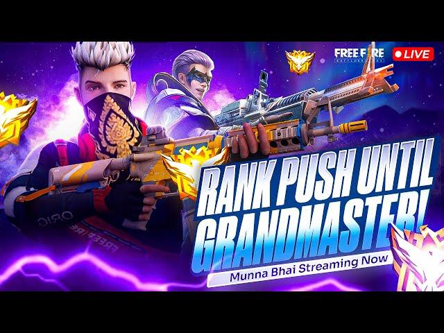 Grandmaster Live Rank Push Free Fire Telugu  - Munna Bhai is Live  - Telugu Gaming Live #MBG