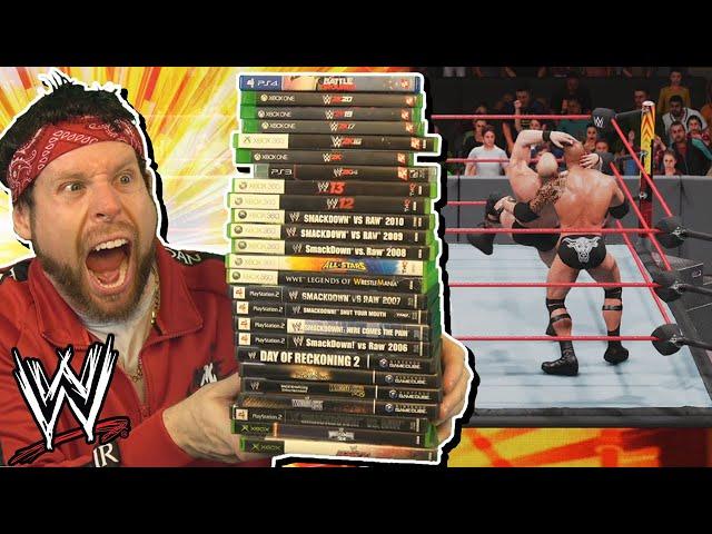 Winning a match on EVERY WWE video game