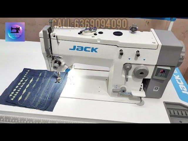 jack sewing machine( straight stitch, peco and embroidery) one machine in tamil