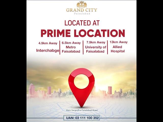 Grand City Faisalabad Has a Superb Location - Just Property