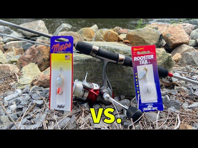 Inline Spinner SHOWDOWN | Mepps vs. Rooster Tail (Head to Head Challenge!)