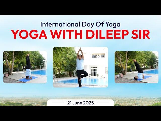 Live Yoga Session by Dileep Sir | Yoga Diwas @ Springboard Academy