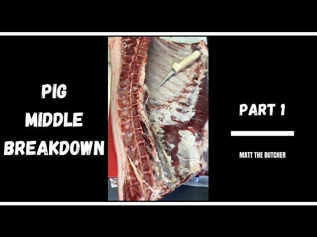 Pig Middle Breakdown PART 1 // Matt the Butcher