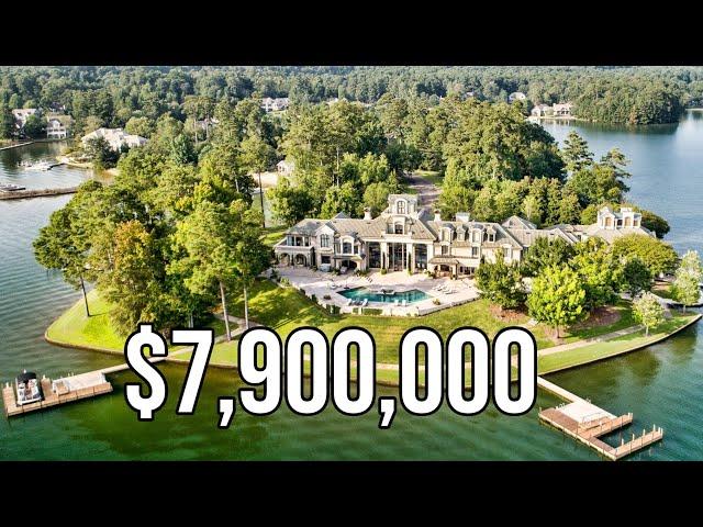 $7,900,000 The Most Iconic Home in Lake Martin | Mansion Tour