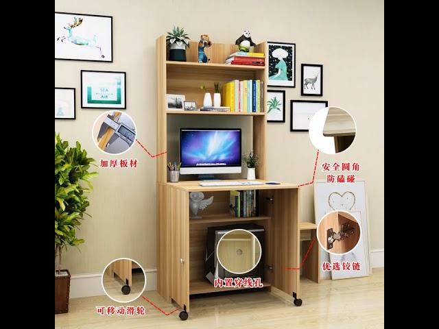 $650 百變折疊電腦枱 (60|70cm) 170cm高 電腦桌+書櫃（連電腦椅) Computer Desk(住宅送貨+$40)