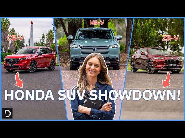 Honda SUV Showdown: CR-V Vs HR-V Vs ZR-V – Which Is Better? | Drive.com.au