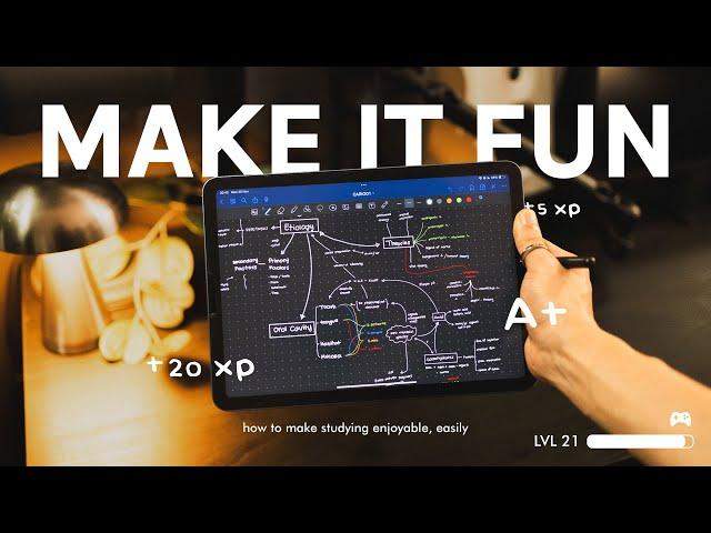 how to make studying ADDICTING, like a video game.