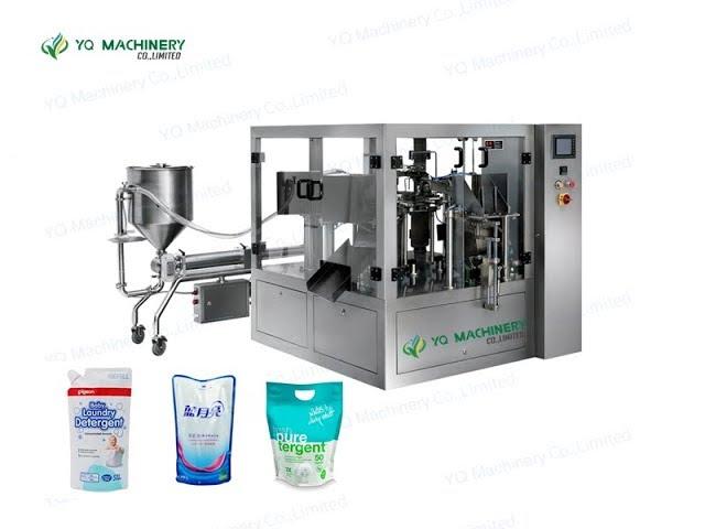 Direct Manufacturer Detergent Liquid Laundry pouch packing machine with PLC Siemens control