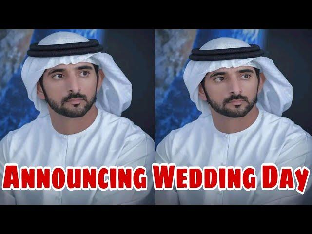 Sheikh Hamdan Announcing Wedding Day Fazza Poems