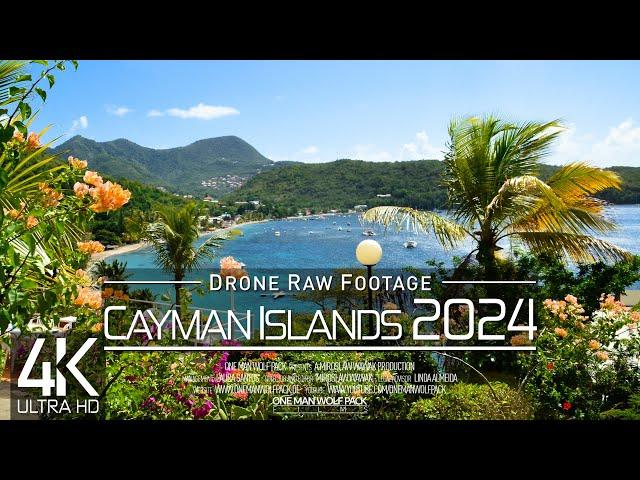 【4K】 Drone RAW Footage  These are the CAYMAN ISLANDS 2024Grand Cayman & MoreUltraHD Stock Video