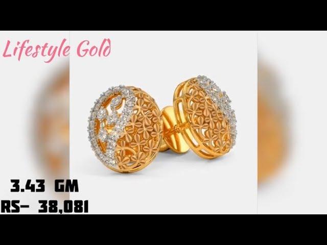 Gold Earrings Designs || LIFESTYLE GOLD