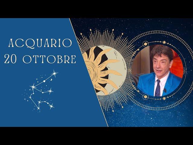 Acquario ️ L'Oroscopo di Paolo Fox - 20 Ottobre 2024 - Con un diavolo per capello, anzi tre!