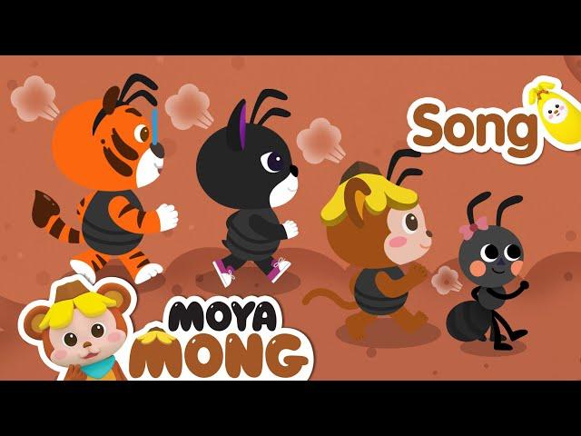 영어동요｜The Ants Go Marching｜인기동요｜모야몽｜유아영어