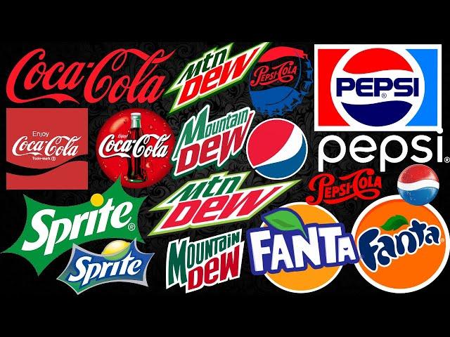 Brief Histories and Historical Symbol Changes of 7 World Giant Soft Drink Companies