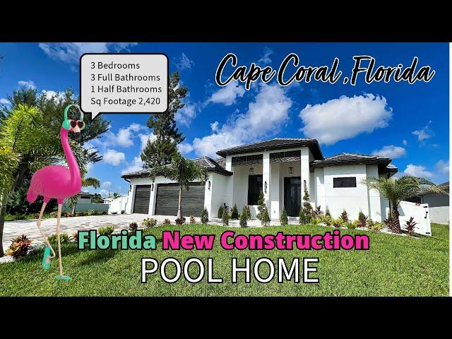 Another Cape Coral Florida Stunning Pool Home For Sale!