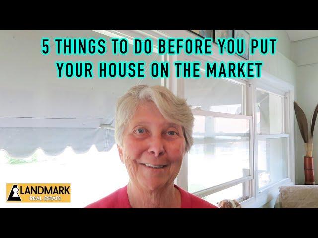 5 Things to Do Before You Put Your House on the Market