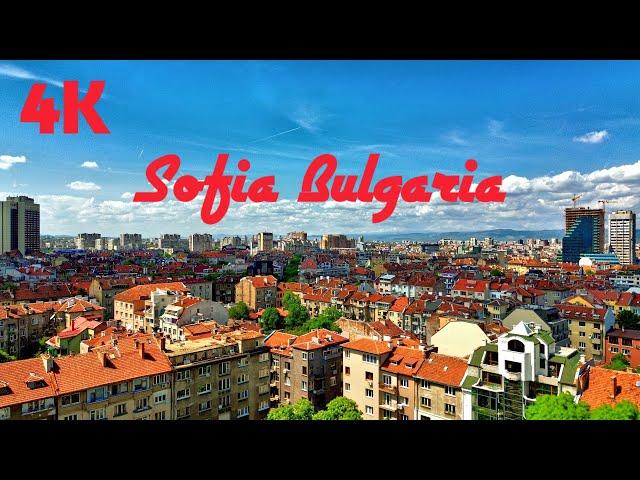 Walking the streets of Sofia, Bulgaria | 4K |