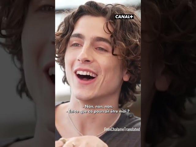 Timothée Chalamet can still speak French!