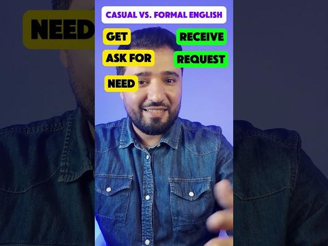 Speak Like a Pro! Casual vs. Formal English