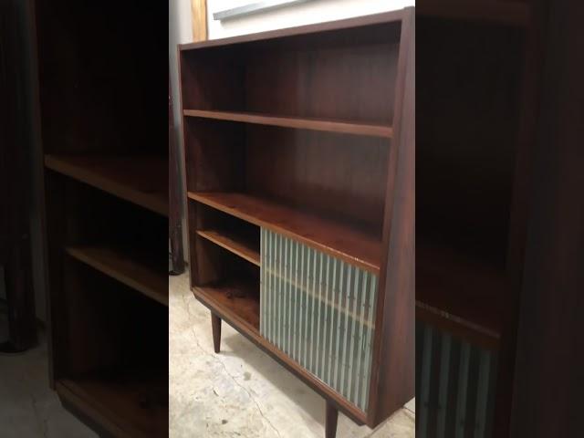 Vintage Danish Modern Rosewood Bookshelf or Bar Cabinet. Seattle Vintage Consignment Furniture Store