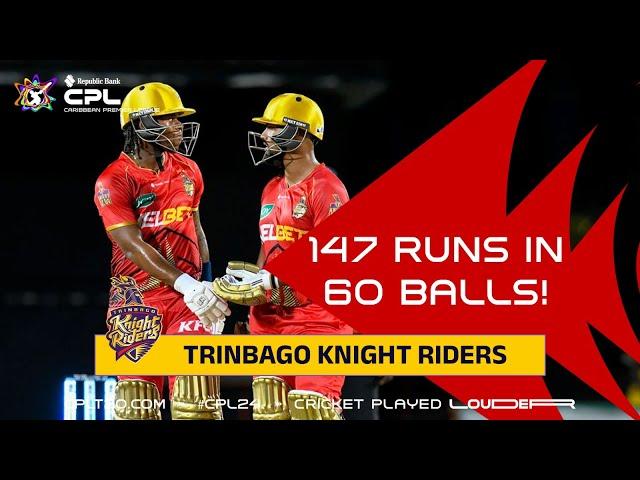 Trinbago Knight Riders SMASH 147 runs in 60 balls! | CPL 2024