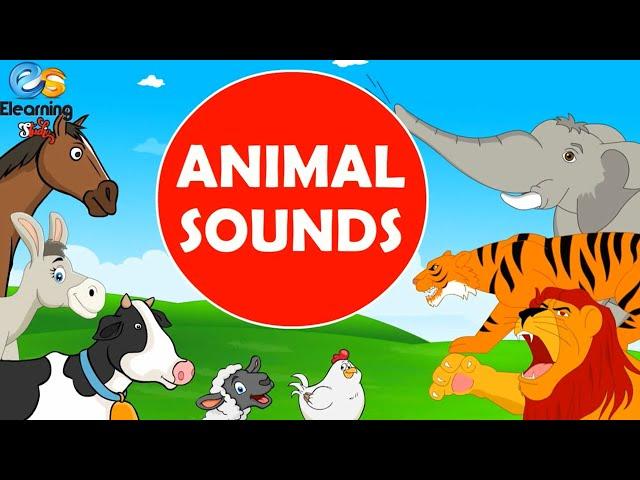 Animal Sounds For Children | E-Learning Studio