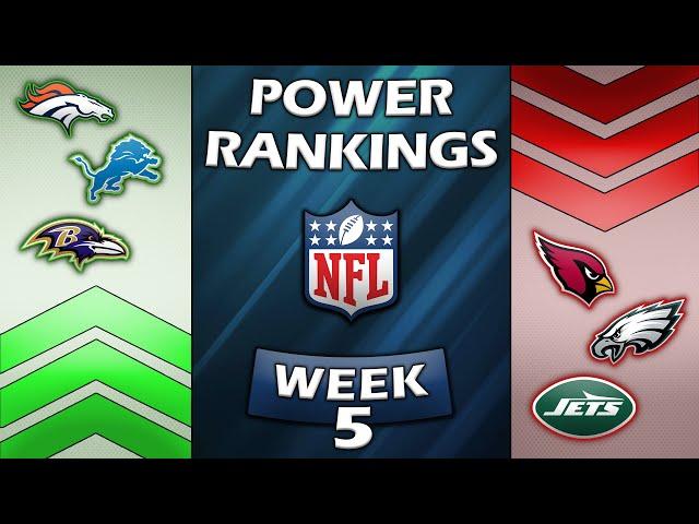 The Week 5 NFL Power Rankings Show