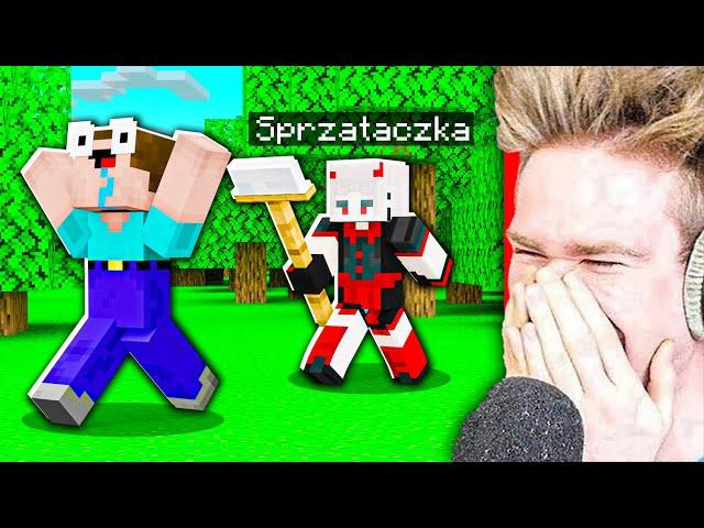 SPRZĄTACZKA *PRANK* na WIDZU XD | Minecraft Extreme