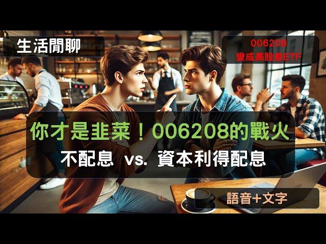 S21EP22 | 你才是韭菜！006208的戰火：不配息 vs. 資本利得配息。006208變成高股息ETF