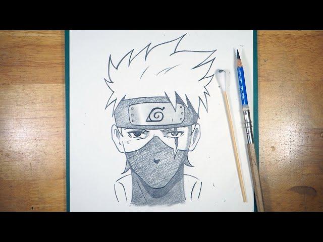 How to Draw Kakashi Hatake | Kakashi Drawing - Easy to Draw