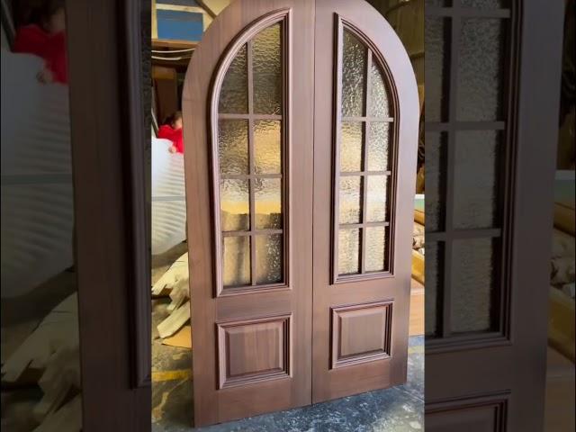 Beautiful arched glass door #furniture #doorfactory #homedecor